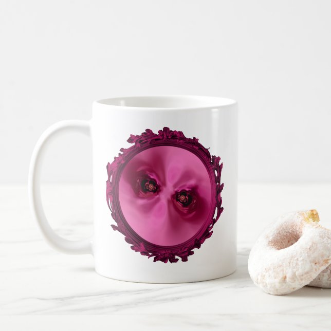 Curious Eyes Coffee Mug (With Donut)