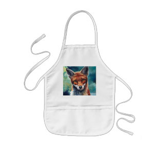 Curious Fox Custom Kids Apron