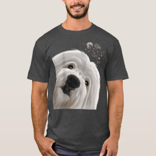 Curious Funny Dog Coton de Tulear T-Shirt