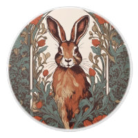 Curious Hare William Morris Inspired Floral