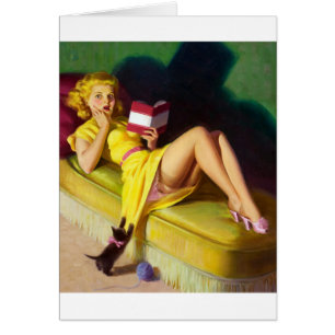 Curious Kitten Pin Up