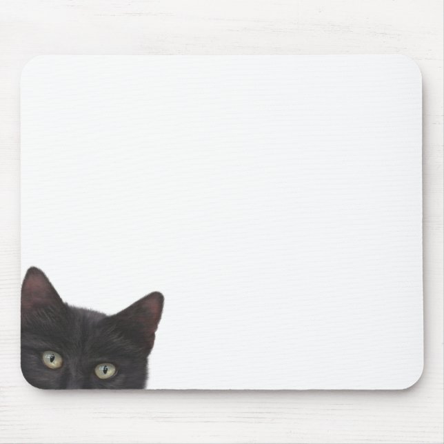 Curious Kitty Digital Painting Mouse Mat (Front)