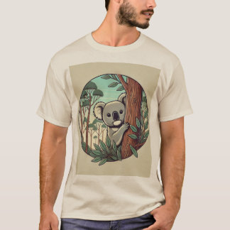 Curious Koala Peek Tee