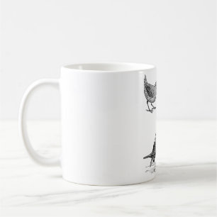 Curious little bird friends coffee mug