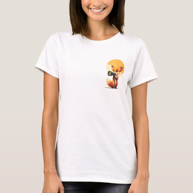 Curious Little Fox T-Shirt (Front)