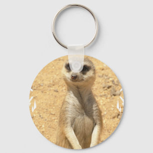 Curious Meerkat Keychain