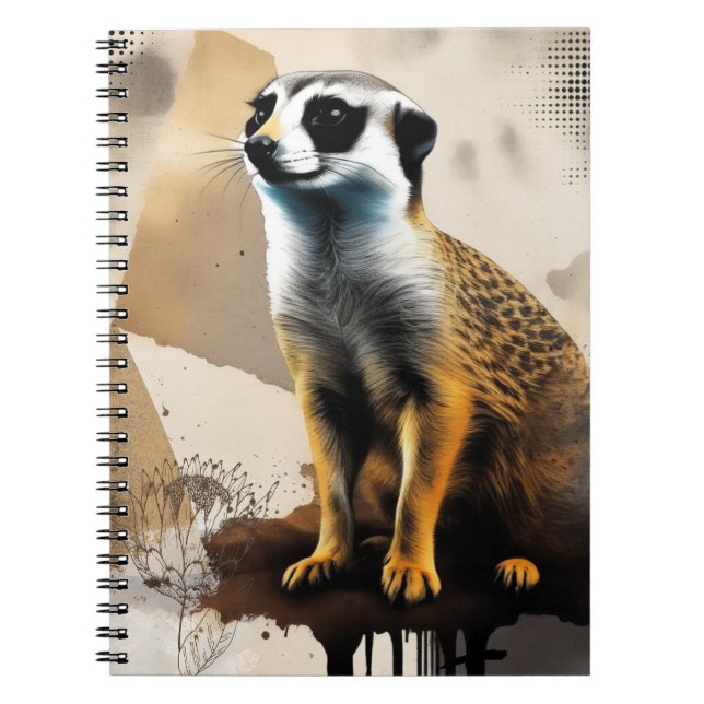 Curious Meerkat | Notebook Journal (Front)
