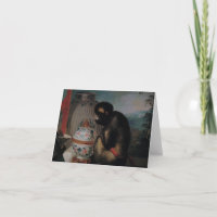 Curious Monkey ~ Card / Invitations