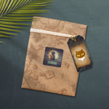 Curious pirate cat deciphers ancient mysteries squ