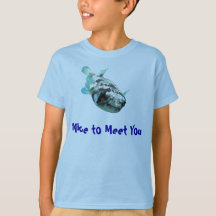 Curious Porcupine Pufferfish  "Nice to Meet You"
