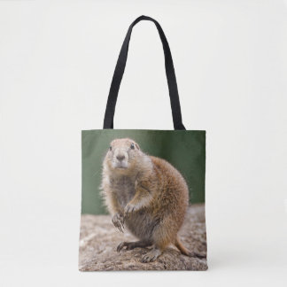 Curious Prairie Dog Tote Bag