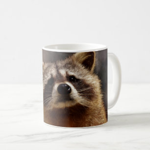 Curious Racoon Coffee Mug