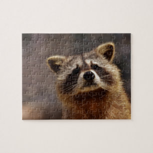 Curious Racoon Jigsaw Puzzle