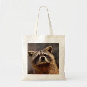 Curious Racoon Tote Bag