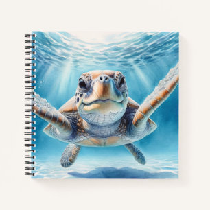 Curious Sea Turtle Notebook