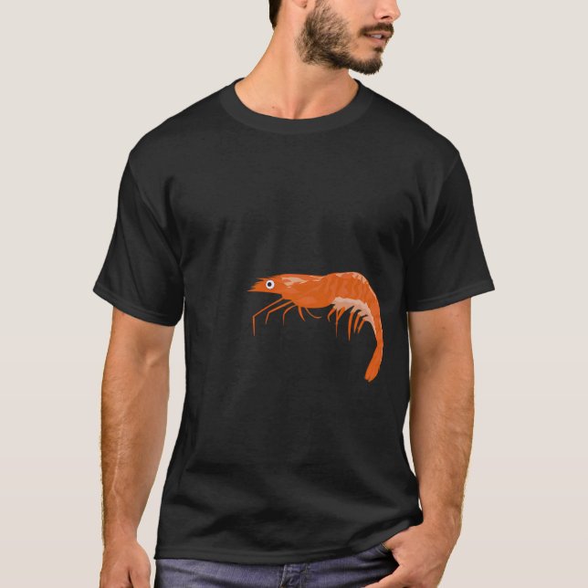 Curious Shrimp T-Shirt (Front)