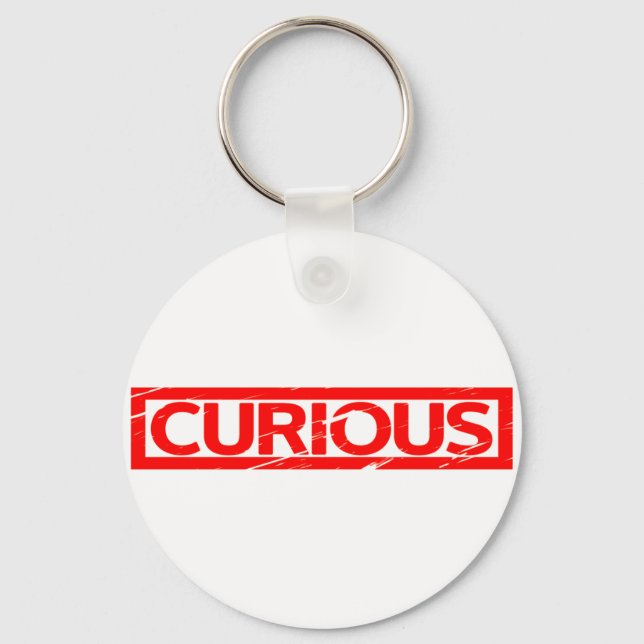 Curious Stamp Key Ring (Front)