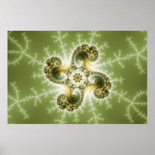 Curious Tentacles - Fractal Art Poster