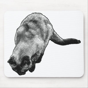 Curious View, Happy Desk Mouse Mat