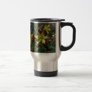 Curious Whiskers and Scarlet Pimpernel on a mug