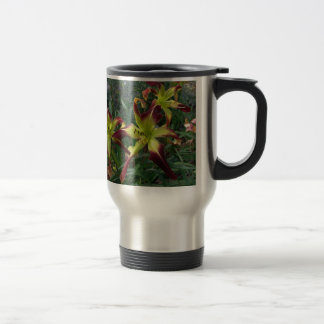 Curious Whiskers and Scarlet Pimpernel on a mug