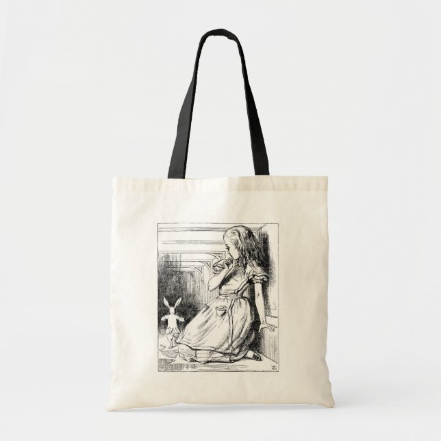 Curiouser and curiouser! tote bag (Front)