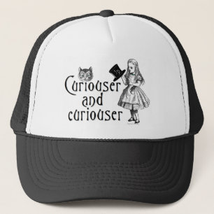Curiouser and curiouser trucker hat