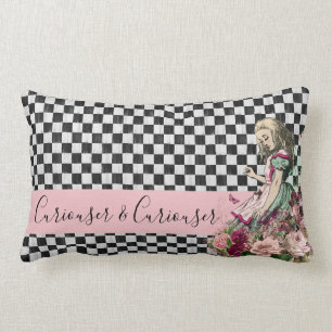 Curiouser & Curiouser Alice In Wonderland Pillow