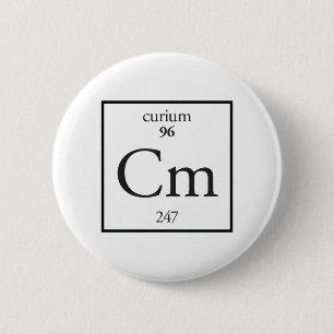 Curium 6 Cm Round Badge