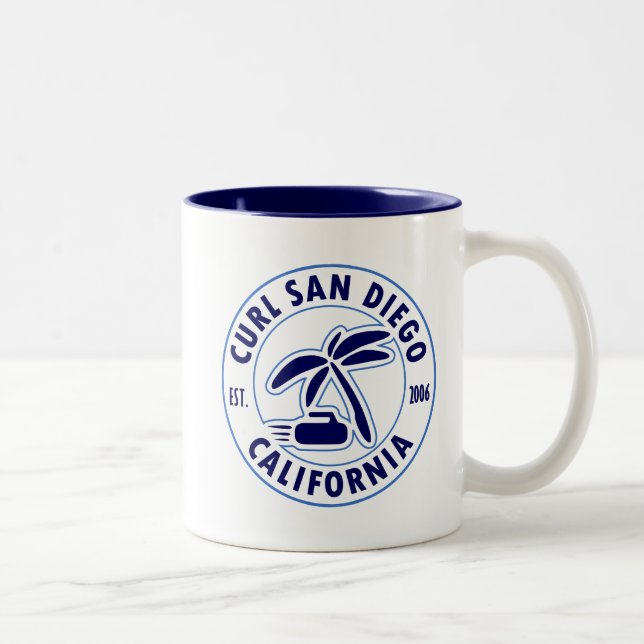 Curl San Diego Coffee Mug (Right)