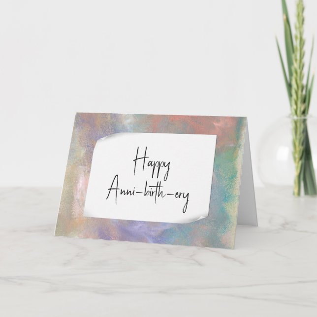 Curled Paper Birthday Card (Front)