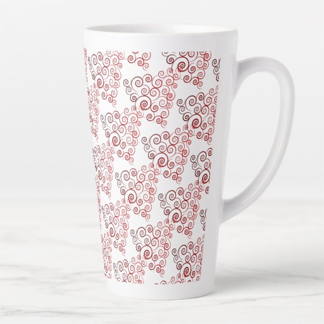 Curleque Christmas Tree Latte Mug (Right)