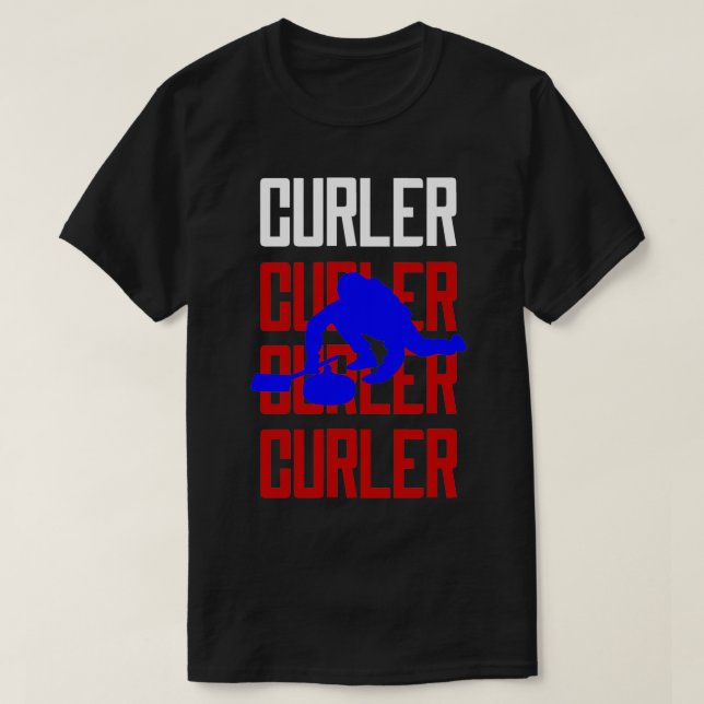 Curler 3 T-Shirt (Design Front)