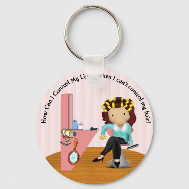 Curler Diva Key Ring (Front)