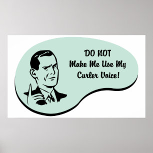 Curler Voice Poster