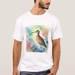 Curlew 161024AREF113 - Watercolor T-Shirt