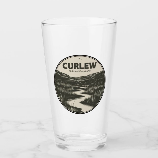 Curlew National Grassland Idaho Stream Glass (Front)