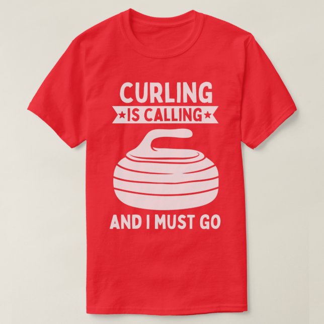 Curling 41 T-Shirt (Design Front)