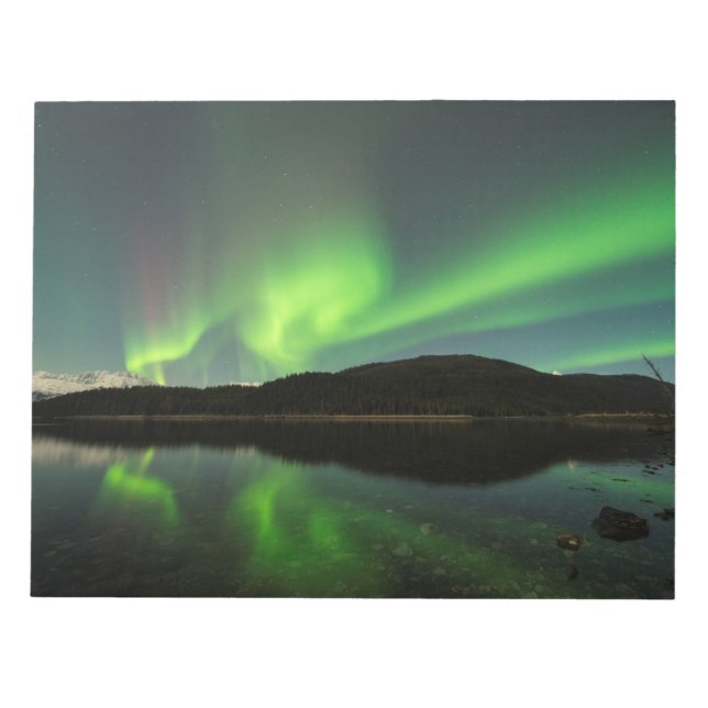 Curling Aurora Notepad (Front)