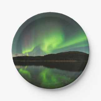 Curling Aurora Paper Plate
