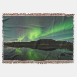 Curling Aurora Throw Blanket