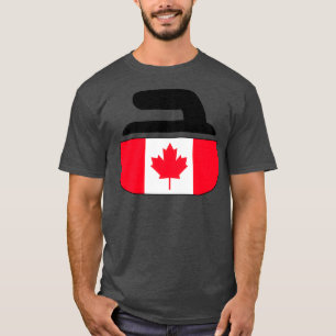 Curling Canada Canadian Winter Sports Gift Idea T-Shirt