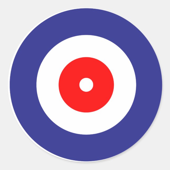 Curling Classic Round Sticker (Front)