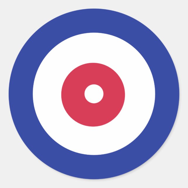 Curling Classic Round Sticker (Front)