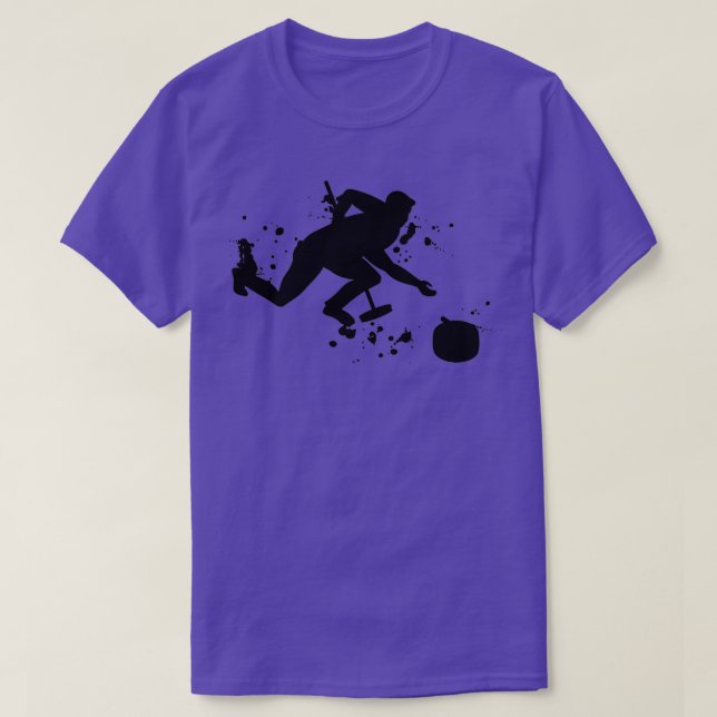 Curling Cool T-Shirt (Design Front)