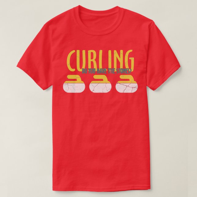 curling curling winter sports gift idea 2 T-Shirt (Design Front)