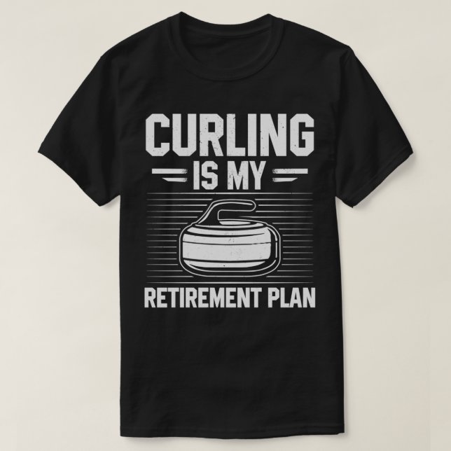 Curling Gift Curl Sport Wiper Curler Team Winter T-Shirt (Design Front)