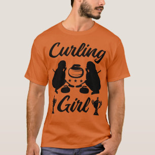 Curling Girl Funny Curling T-Shirt