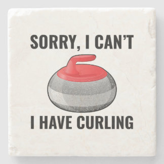 Curling Ice sport Stone Broom Coaster
