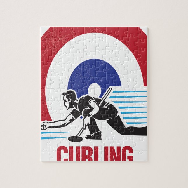 Curling Is Cool Day - Appreciation Day Jigsaw Puzzle (Vertical)